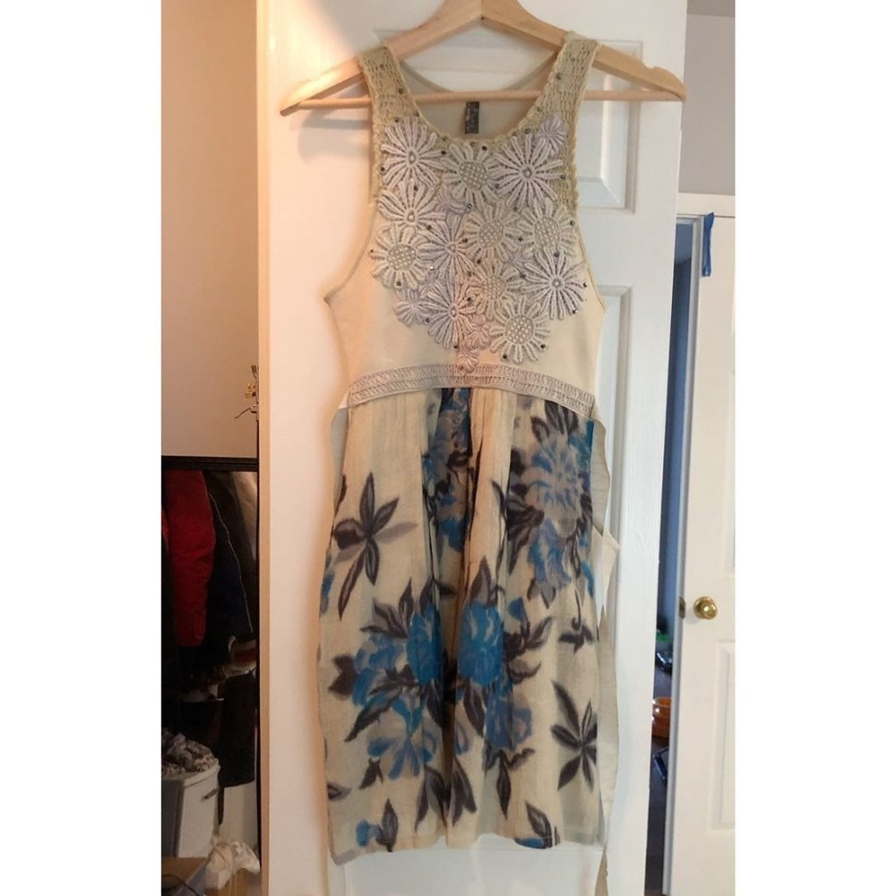 Free People Embroidered Floral Dress